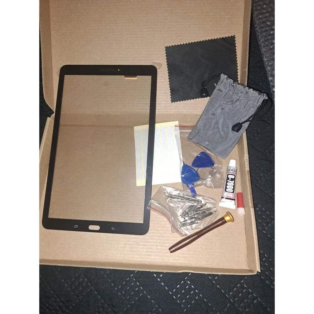 THREE Repair Glass Screens for Samsung Galaxy Tab E 8.0 With 1 set of Tools